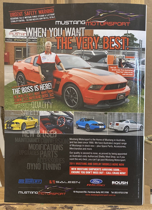 Unique Cars July / August 2011 No 326 Magazine In Good Condition