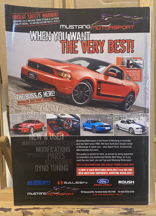 Unique Cars August 2011 No 327 Magazine In Good Condition