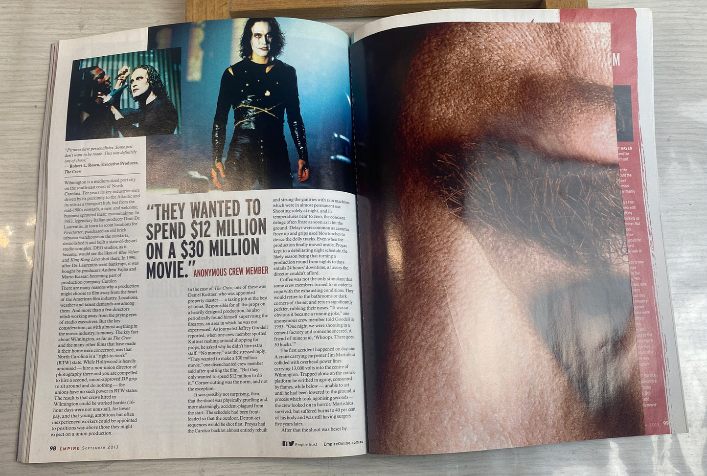 Empire Magazine September 2013 In Good Condition