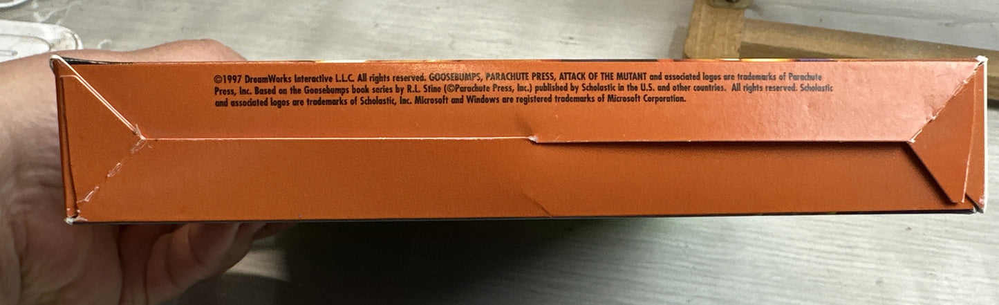 Goosebumps - Attack of the Mutant Dreamworks R.L. Stine Big Box PC CD-ROM - rare