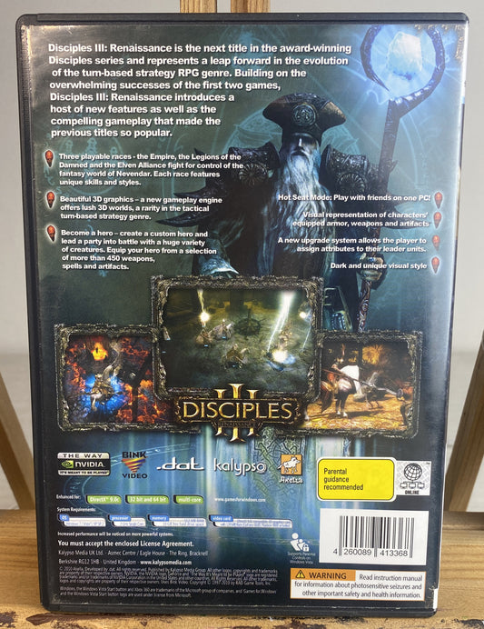 Disciples 3 Renaissance PC complete Game In Good Condition 3830