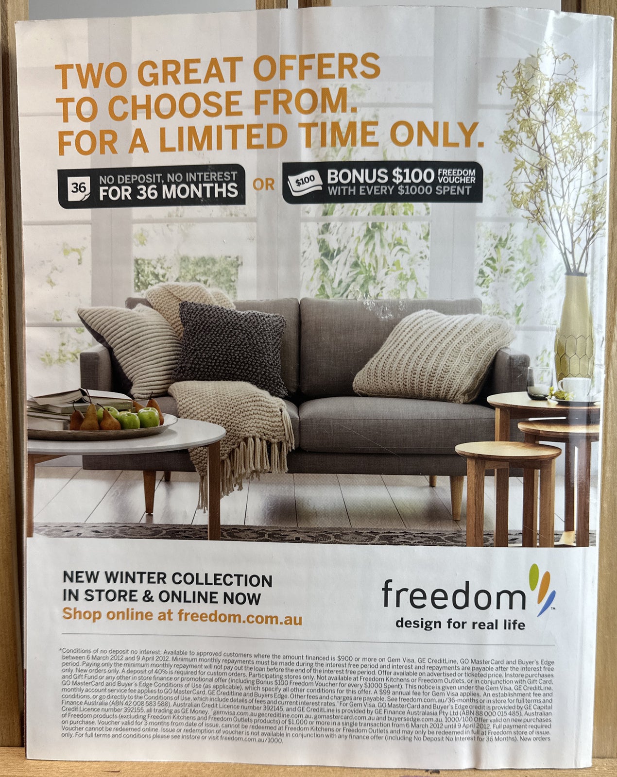 Better Homes and Gardens April 2012 Magazine In Ok Condition