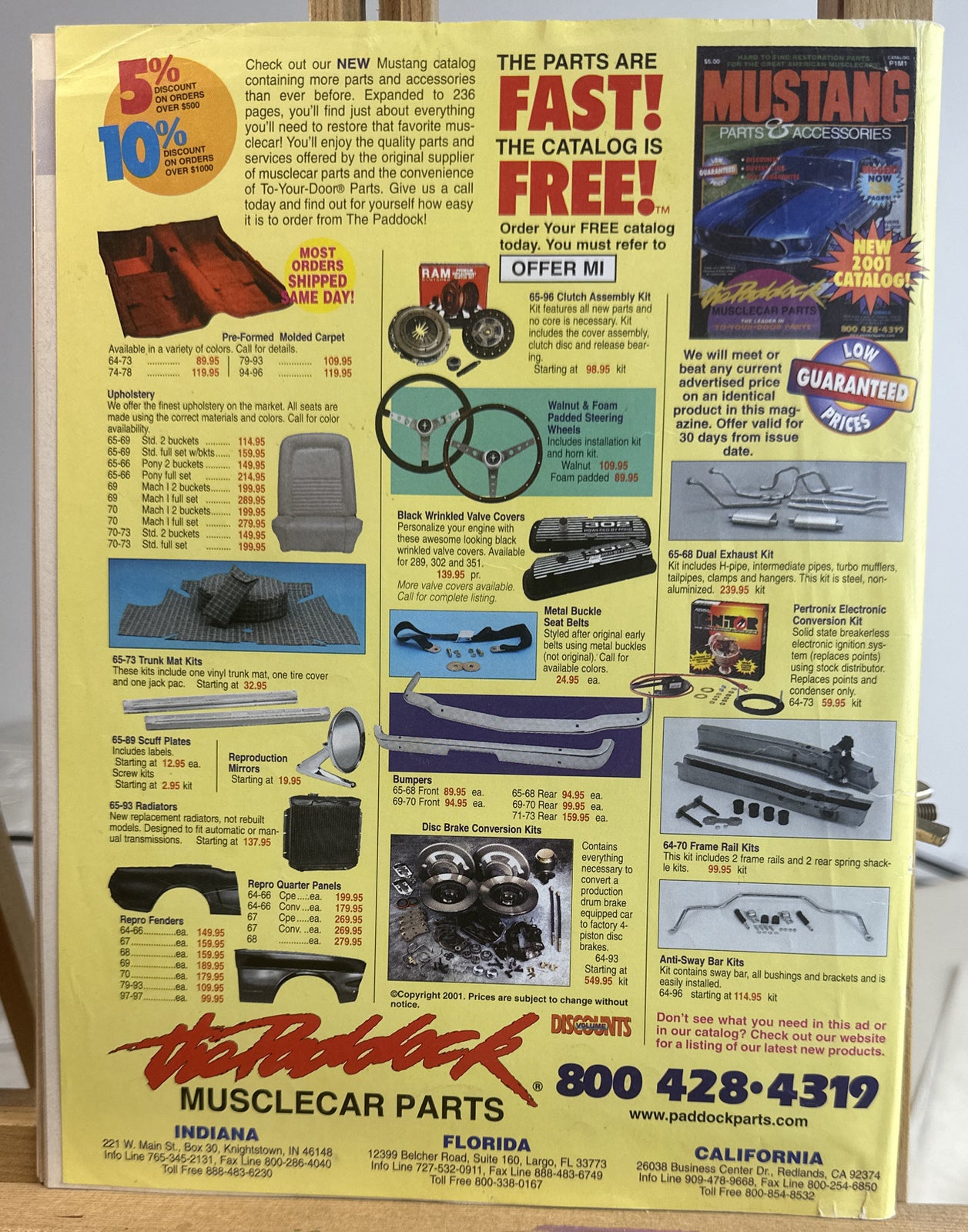 Mustang Illustrated Magazine May 2001 In Ok Condition