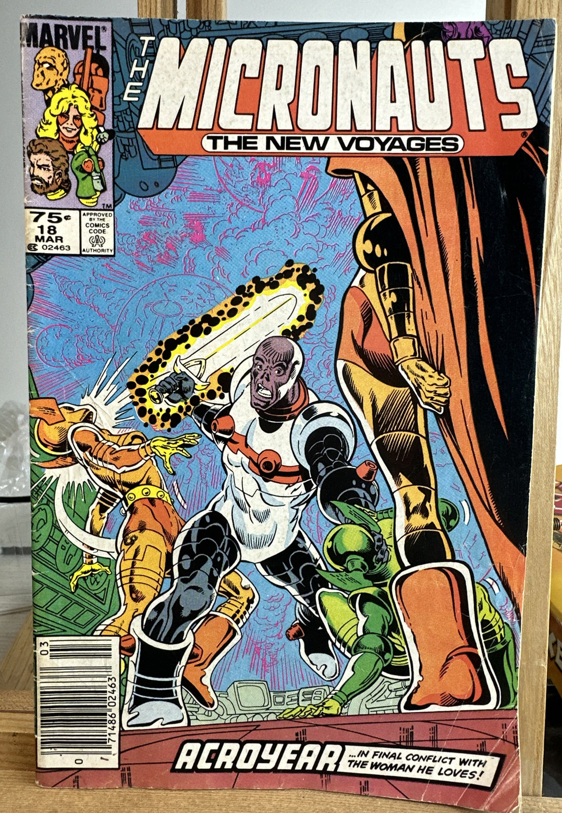 The Micronauts The New Voyages No.18 - MARVEL COMICS In Good Condition