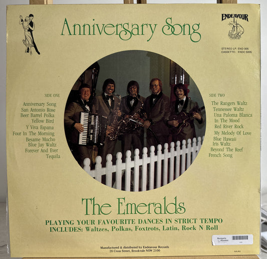 The Emeralds Anniversary Song Australian Press Vinyl LP Record In VGC 4492