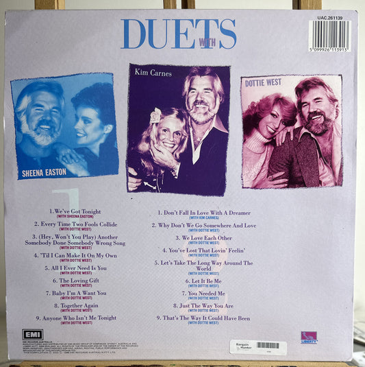 Kenny Rogers Duets (1988) Australian Press Vinyl Record In VGC 4496
