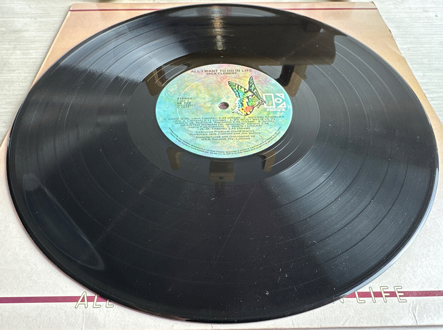 Jack Clement - All I Want To Do In Life Vinyl LP Record In VGC 4482