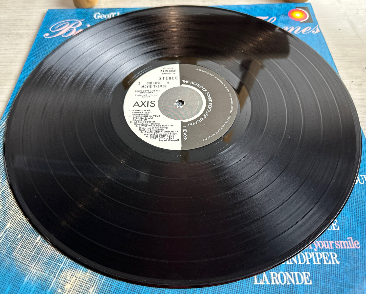 Big Love Movie Themes by Geoff Love And His Orchestra Record Vinyl LP 1971 5656