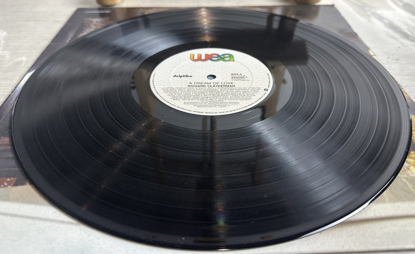 RICHARD CLAYDERMAN A DREAM OF LOVE VINYL LP - Vinyl Record - In VGC 4537