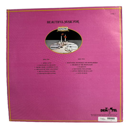 Beautiful Music For Dining - Record Vinyl LP 4506