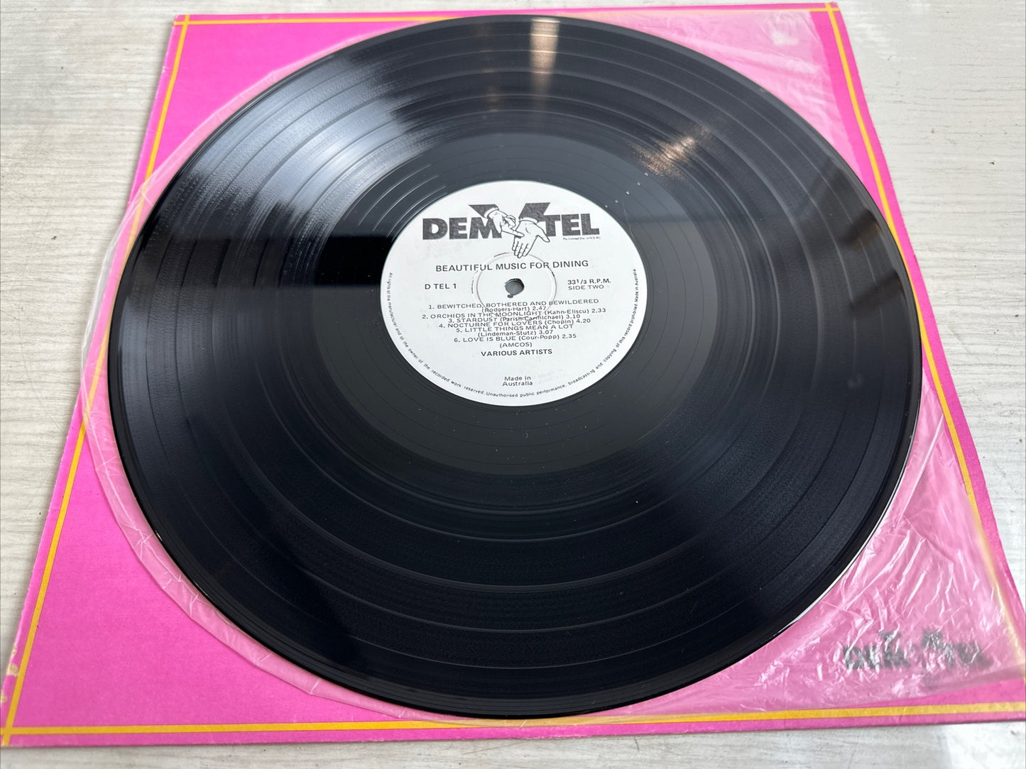 Beautiful Music For Dining - Record Vinyl LP 4506