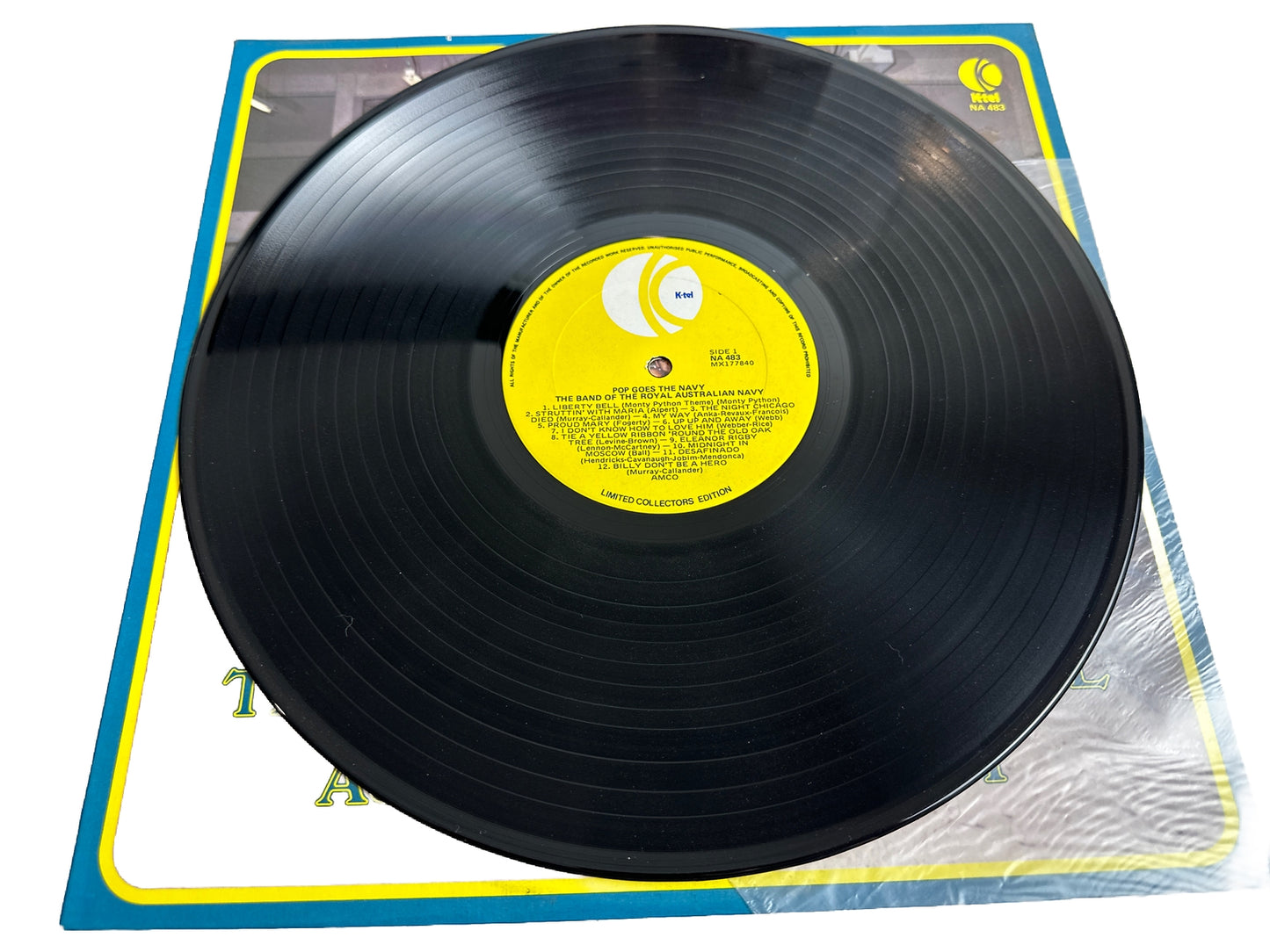 Pop Goes The Navy - The Band Of The Royal Australian Navy - Record Vinyl LP 4416