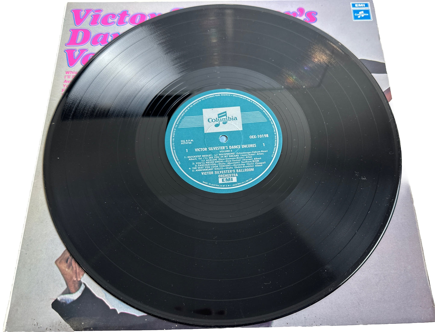 VICTOR SILVESTER'S - DANCE ENCORES - Vol. 3 LP RECORD Columbia Vinyl LP 4403