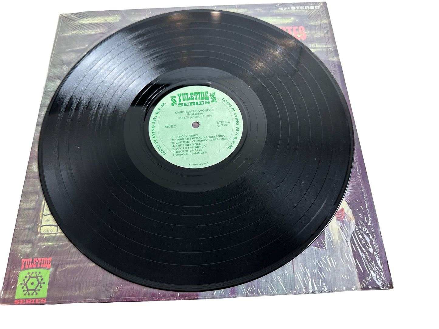 Christmas Favorites - Fred Kirby Pipe Organ and Chimes - 12" Vinyl Record 3926