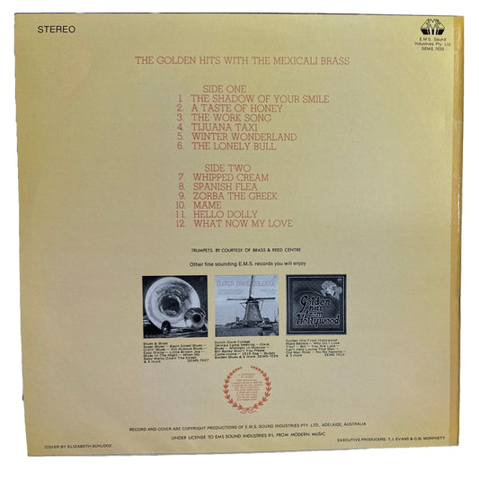 The Golden Hits With The Mexicali Brass - 12" Vinyl Record 3931