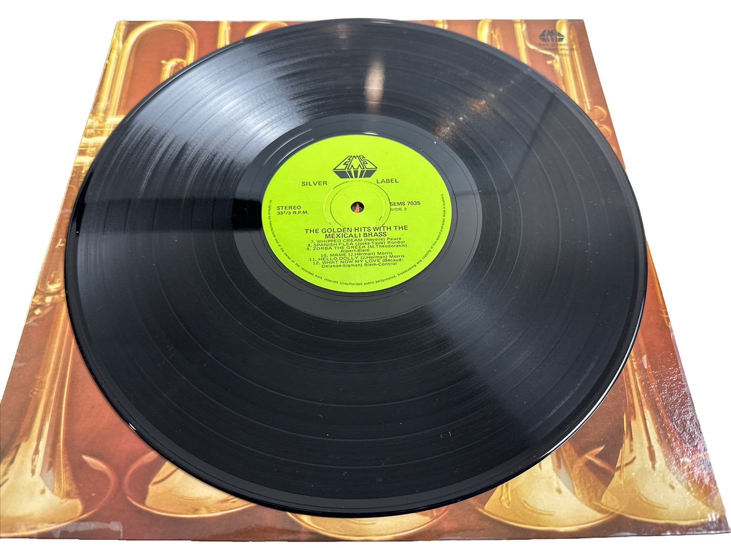 The Golden Hits With The Mexicali Brass - 12" Vinyl Record 3931