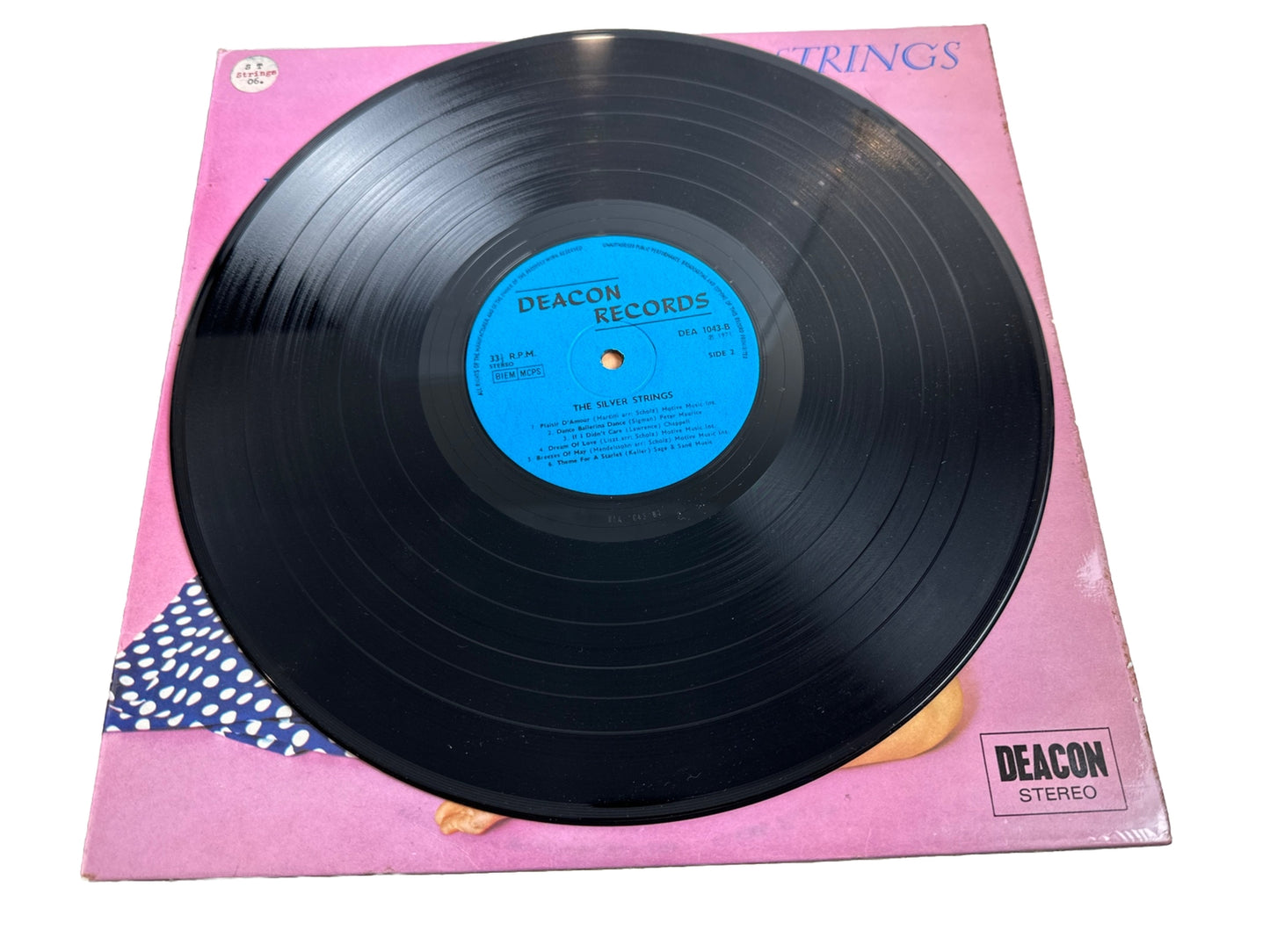 The Silver Strings - Play Music For The Small Hours -12" Record Vinyl LP 4245