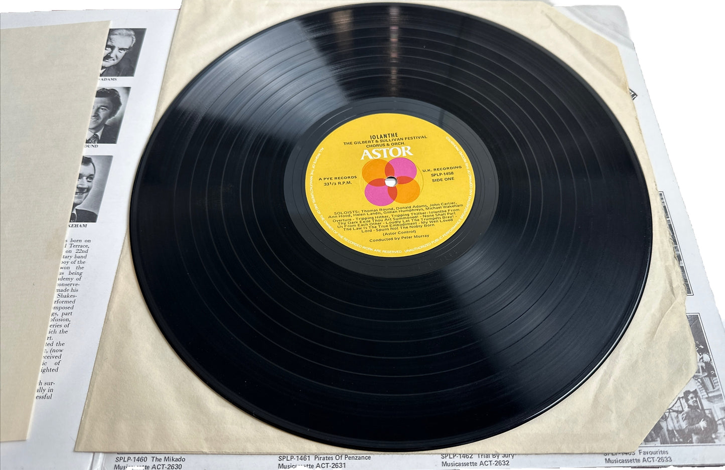 Gilbert & Sullivan - Highlights From Iolanthe - 12" Vinyl Record 4237