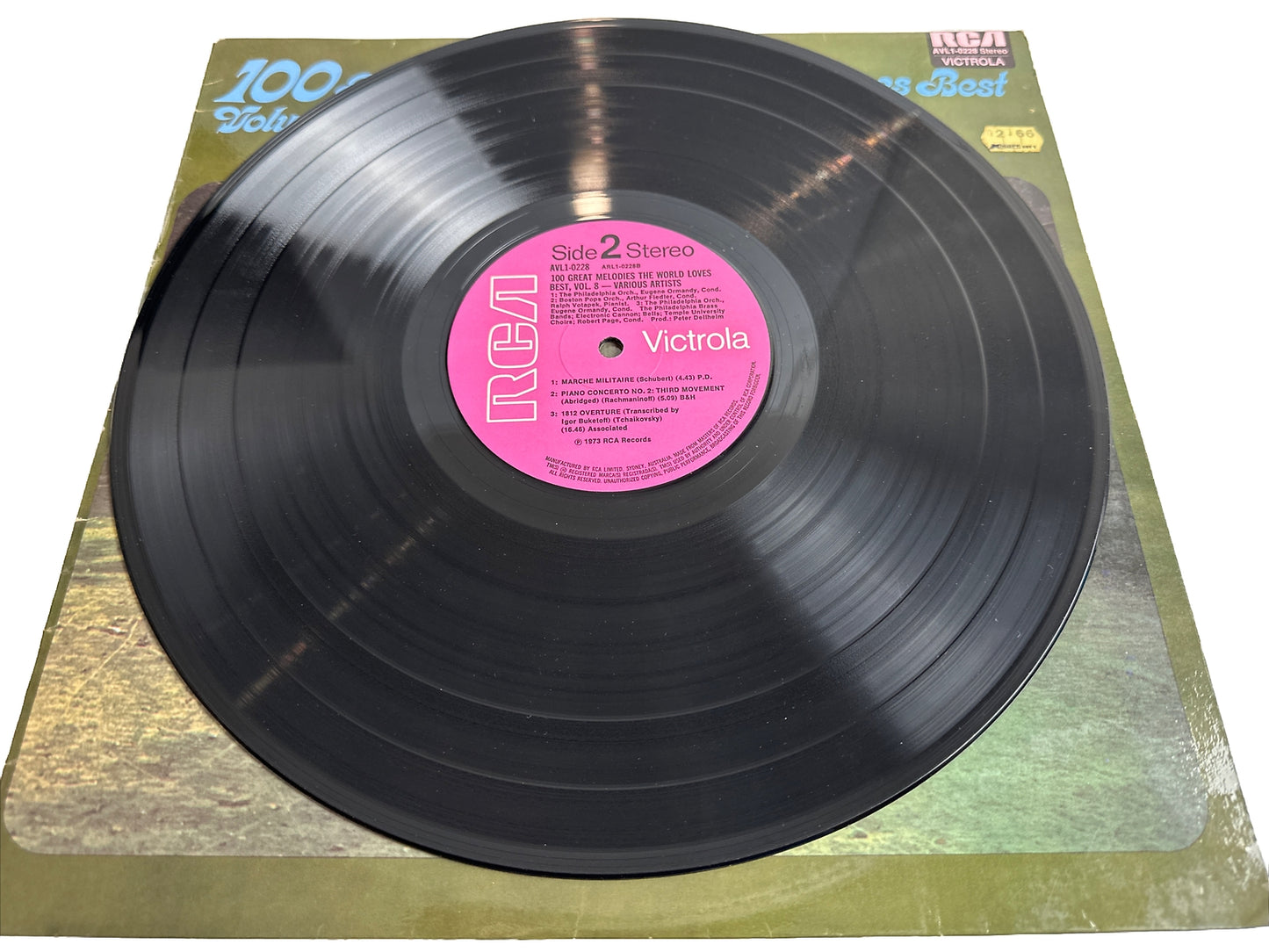 100 Great Melodies The World Loves Best Volume 3 - 12" Vinyl Record 3903