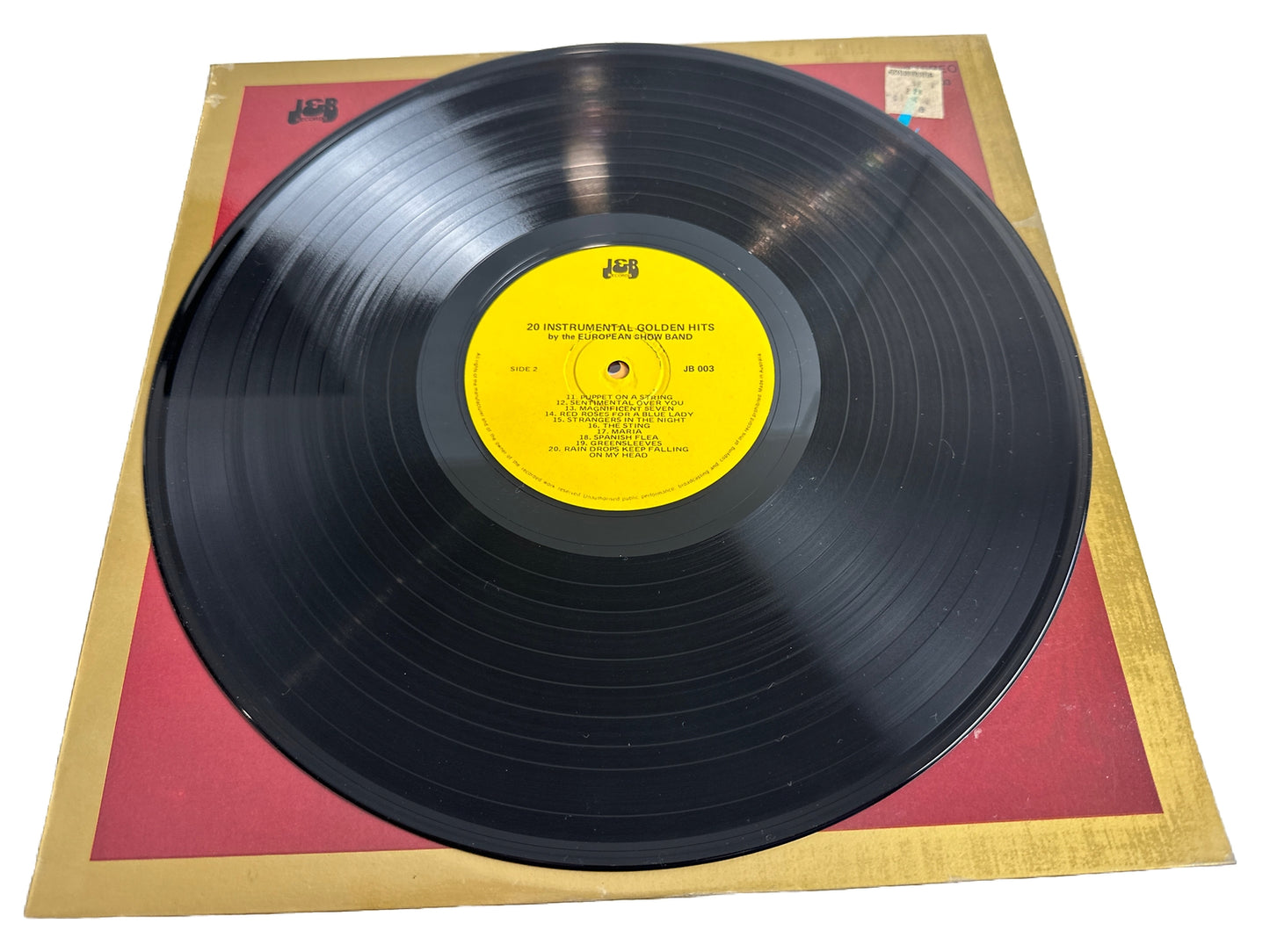 The European Show Band – 20 Instrumental Golden Hits - 12" Vinyl Record 3902