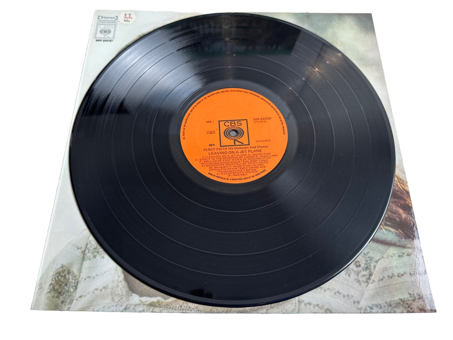 Percy Faith & His Orchestra - Leaving On A Jet Plane - 12" Vinyl Record 3864