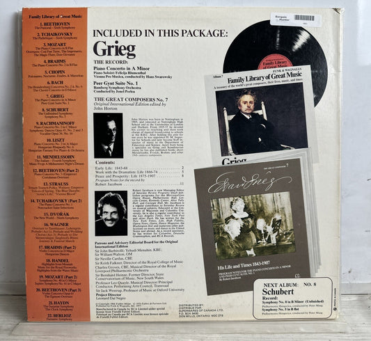 Family Library Of Great Music Album 7 - Grieg - 12" Vinyl Record 3592