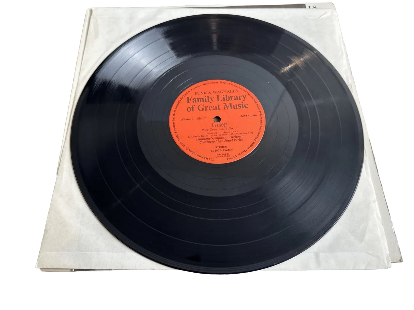 Family Library Of Great Music Album 7 - Grieg - 12" Vinyl Record 3592