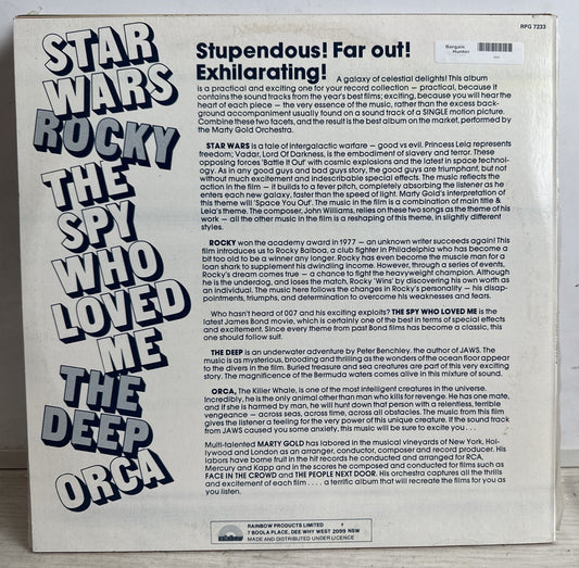 Themes From The Movies - The Marty Gold Orchestra - 12" Vinyl Record 4024