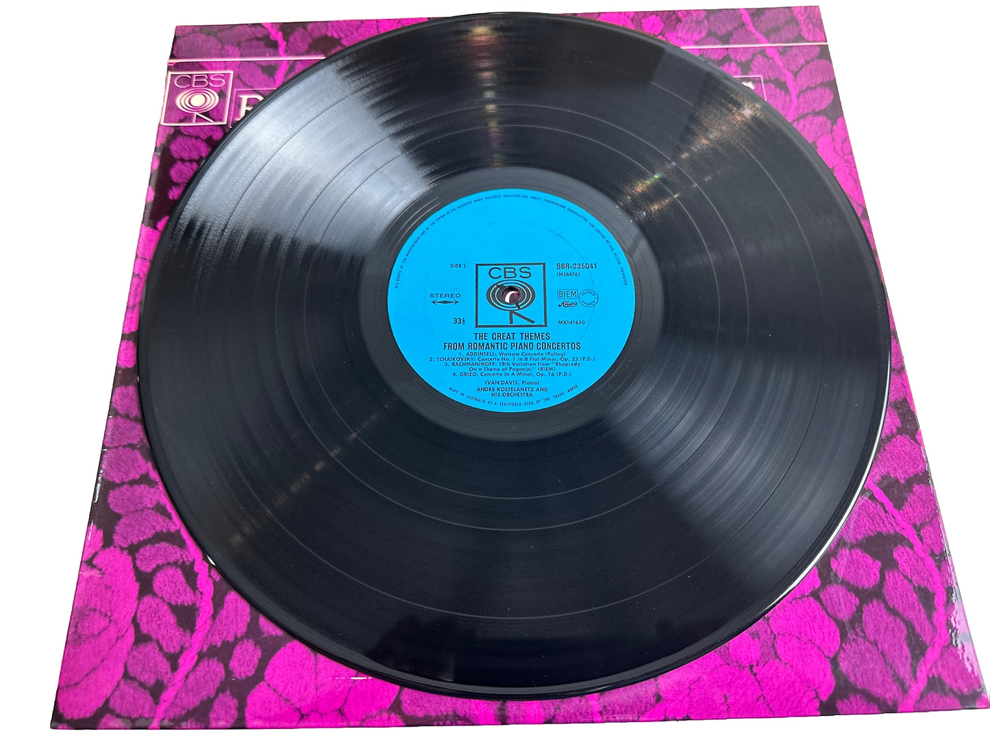 World Favorite Romantic Concertos For Piano And Orchestra - 12" Vinyl Record