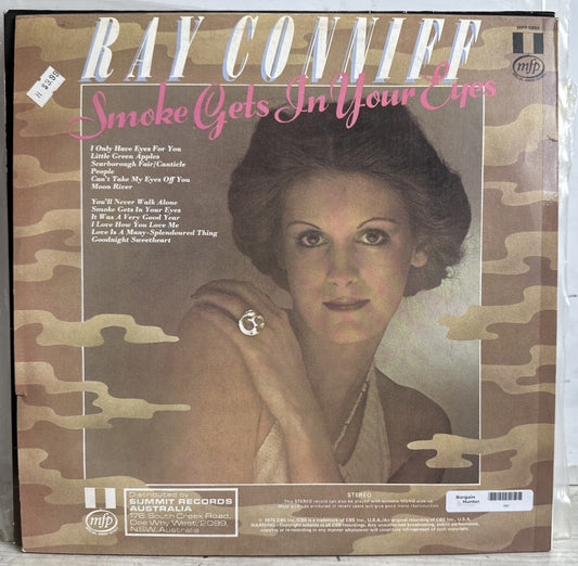 RAY CONNIFF - SMOKE GETS IN YOUR EYES - 12" Vinyl Record 3587