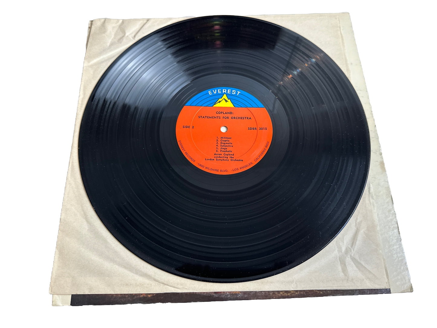 Billy The Kid (Suite From Ballet) - Aaron Copland- 12" Vinyl Record 3610