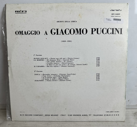 Omaggio - A Giacomo Puccini - 12" Vinyl Record 4002