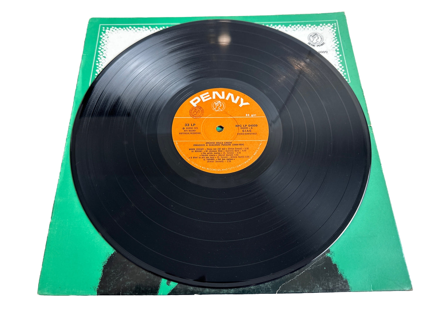 Omaggio - A Giacomo Puccini - 12" Vinyl Record 4002