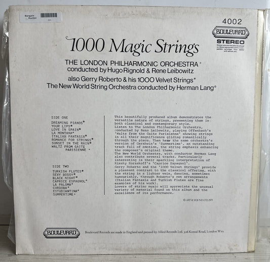 1000 Magic Strings -16 World Hits Large String Orchestras London - 12" Record