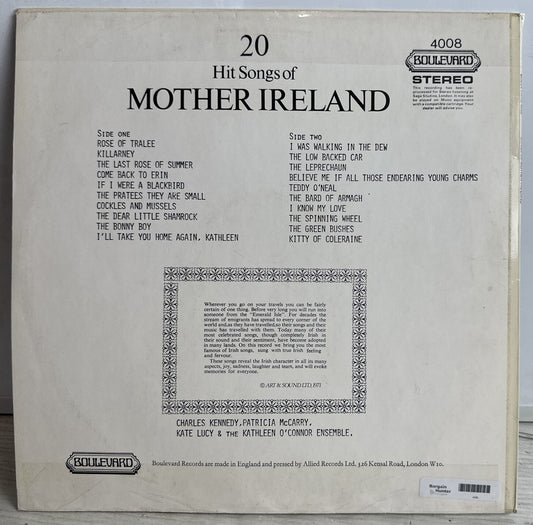 20 Hits Songs Of Mother Ireland - 12" Record 4402