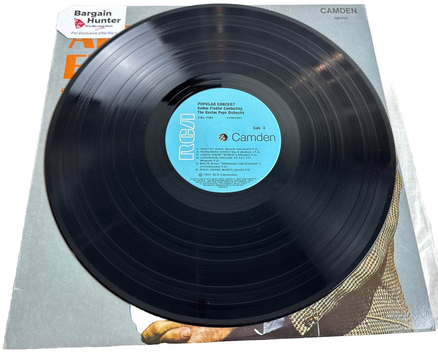 ARTHUR FIEDLER BOSTON POPS ORCHESTRA - POPULAR CONCERT - 12" Record 4406