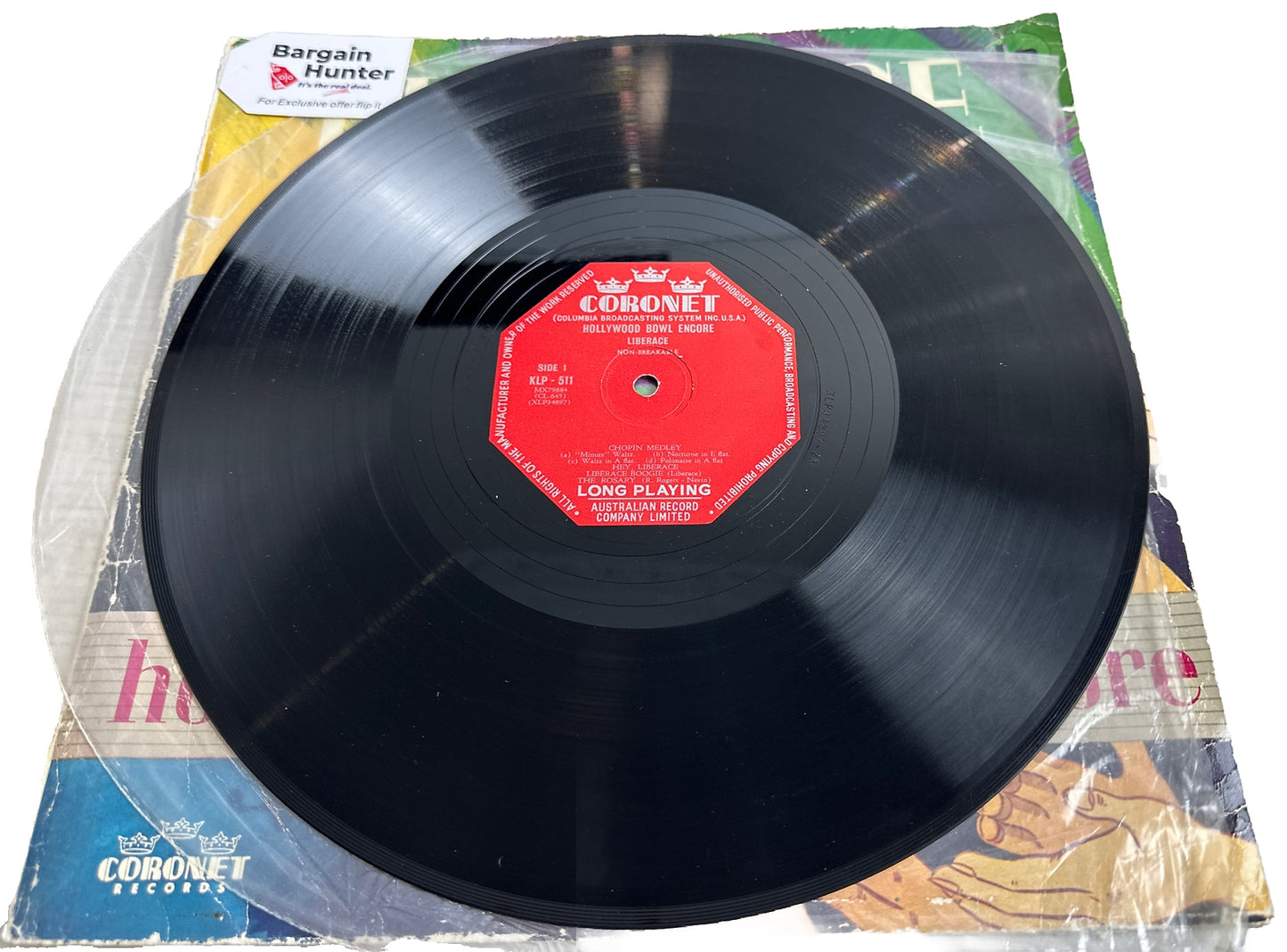 Liberace - Hollywood Bowl Encore - 12" Record 4489