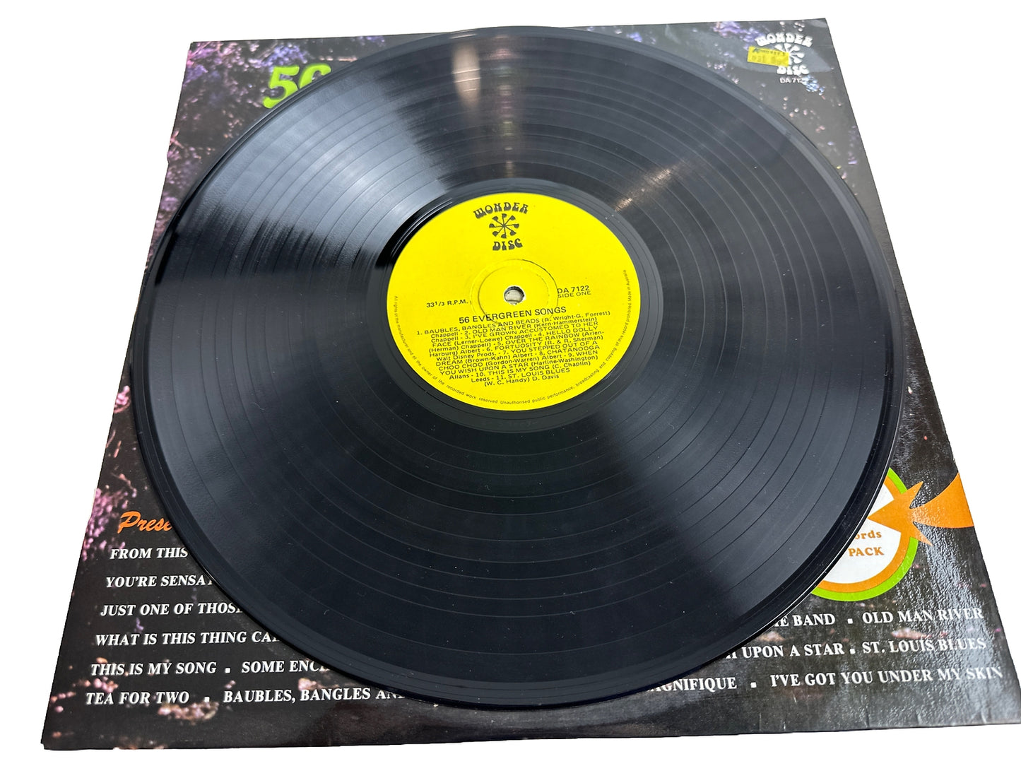 56 Evergreen Songs - Myer Davis & The Studio 77 Orchestra - 12" Record 4418