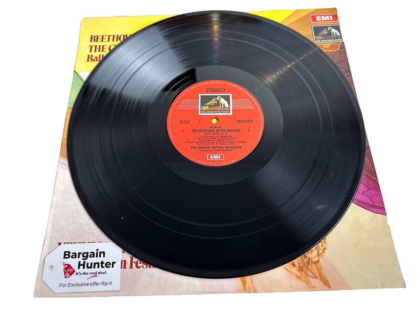 Beethoven - The Creatures of Prometheus Ballet Music Op. 43 Menuhin - 12" Record