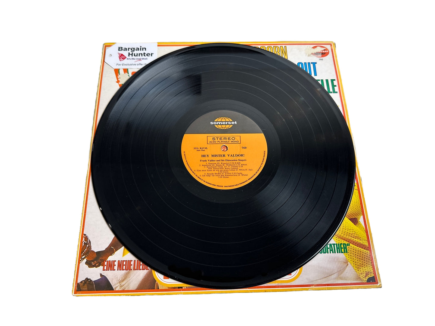 FRANK VALDOR AND HIS DIMENSION SINGERS - HEY MISTER VALDOR! - 12" Vinyl Record