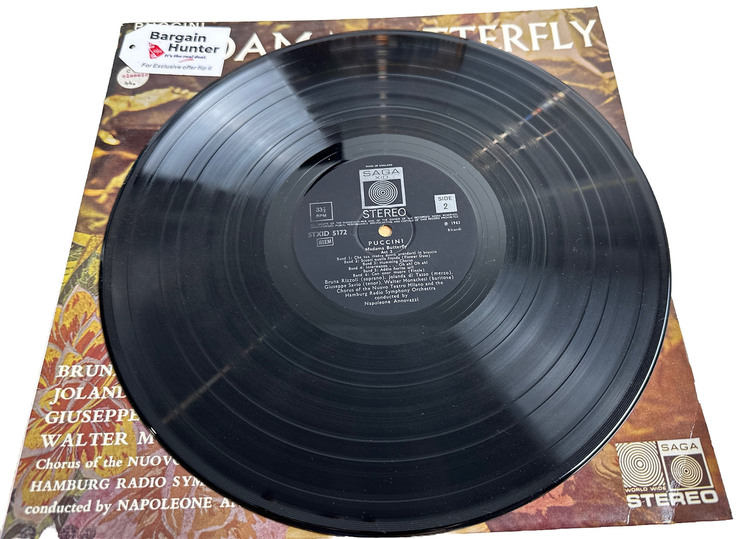 Madama Butterfly - Saga 5172 - 12" Vinyl Record 3619