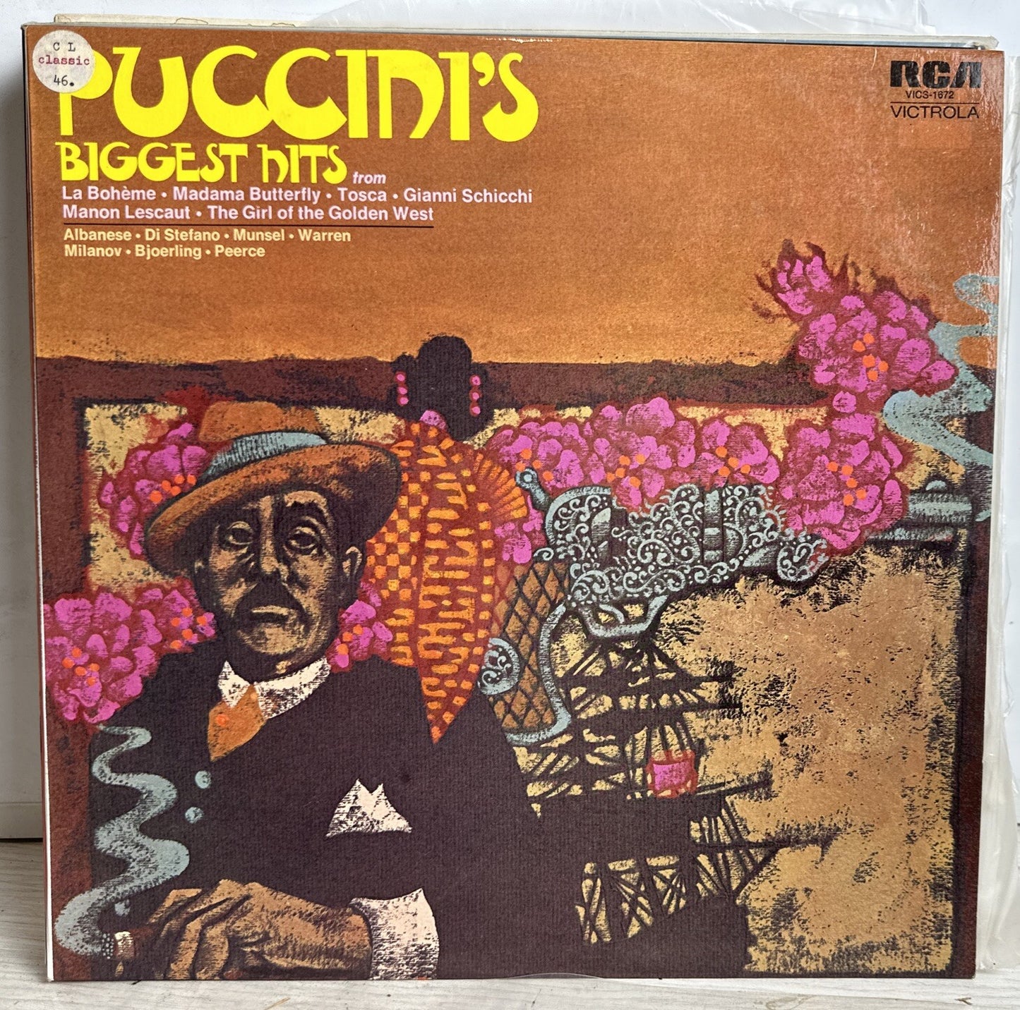 Puccini's Biggest Hits - VICS 1672 - 12" Vinyl Record 3620