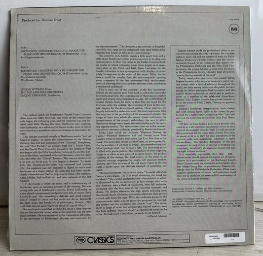 Eugene Istomin Beethoven Fourth Piano Concerto Ormandy Philadelphia Orchestra