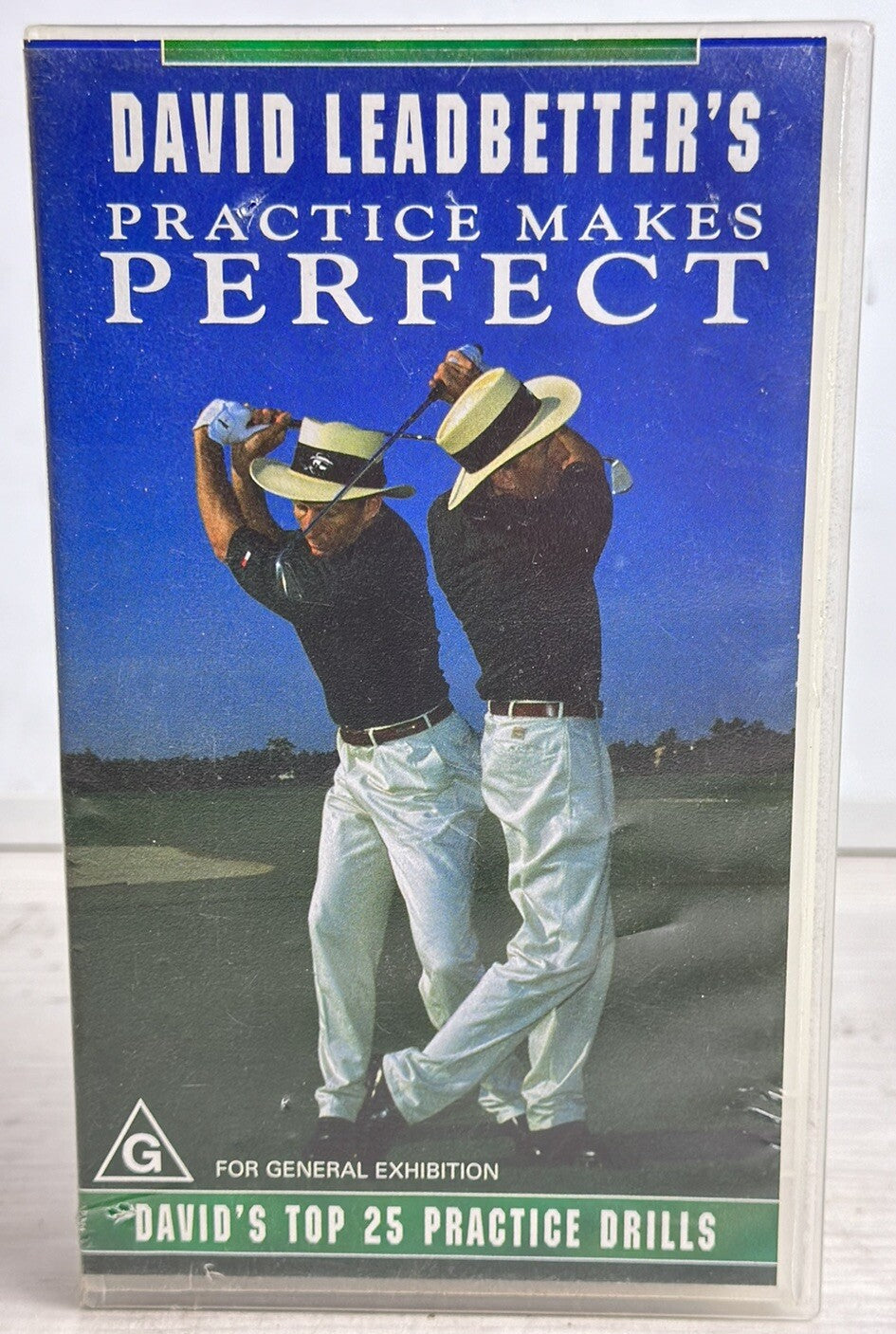 David Leadbetter's Practice Makes Perfect VHS / VCR In Good Condition - 4990