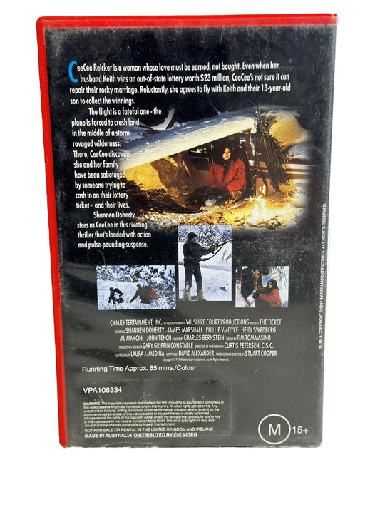 The Ticket VHS / VCR Ex-Rental In Good Condition - 4981