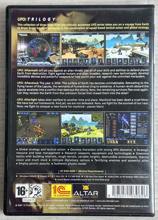 UFO Trilogy PC Game In Good Condition - 5067
