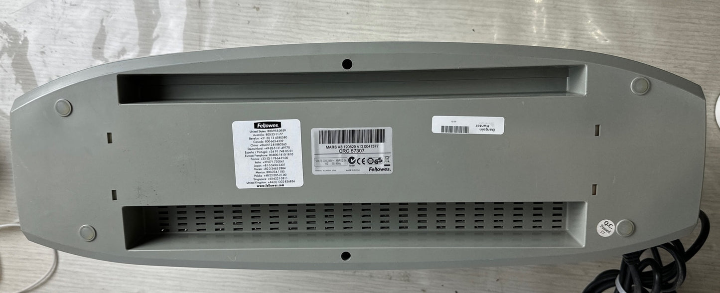 FELLOWES Mars A3 Laminator- CRC57307 In Good Condition - 4079