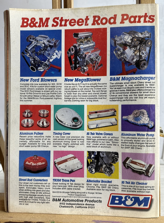 American Rodder Magazine February 1989 In Good Condition