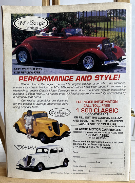 American Rodder Magazine March 1991 In Good Condition