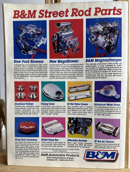 American Rodder Magazine April 1989 In Good Condition